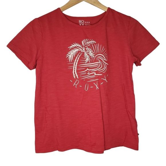 3 for $25 Roxy Red Palm Tree T shirt Tee  Medium - Picture 1 of 6